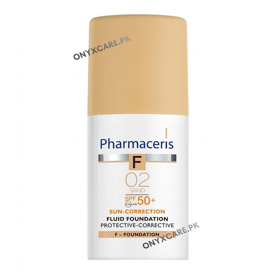 Fluid Foundation with Highest Level of Sun Protection SPF 50 – Protective-Corrective (02 Sand) 30ml