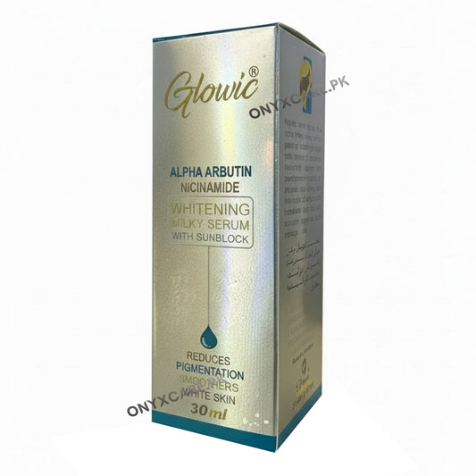 Glowic Skin Lightening and Brightening Milky Serum with Sunblock 30ml