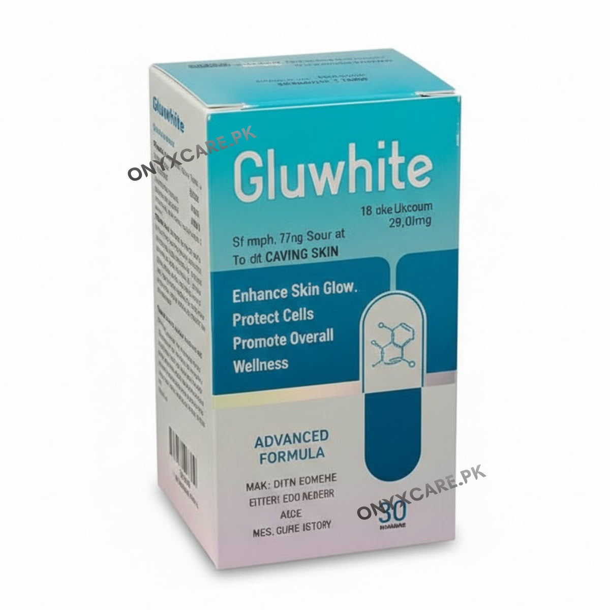 Glu White Glutathione 500mg Capsules 30s