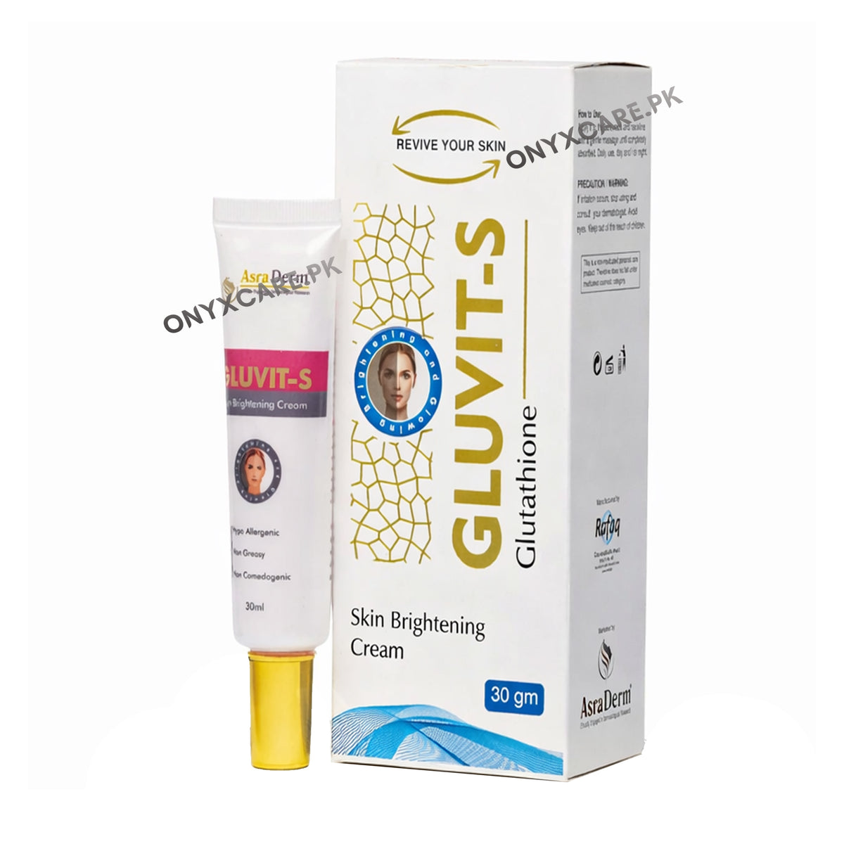 Gluvit-S Glutathione Skin Brightening Cream 30ml