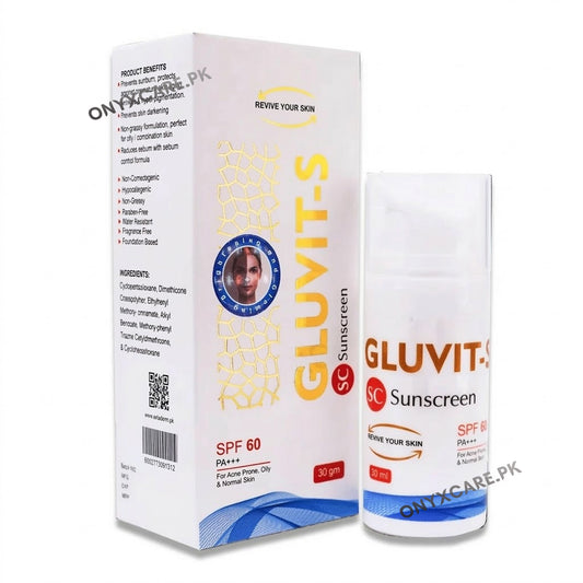 Gluvit-S Sunscreen SPF 60 30g