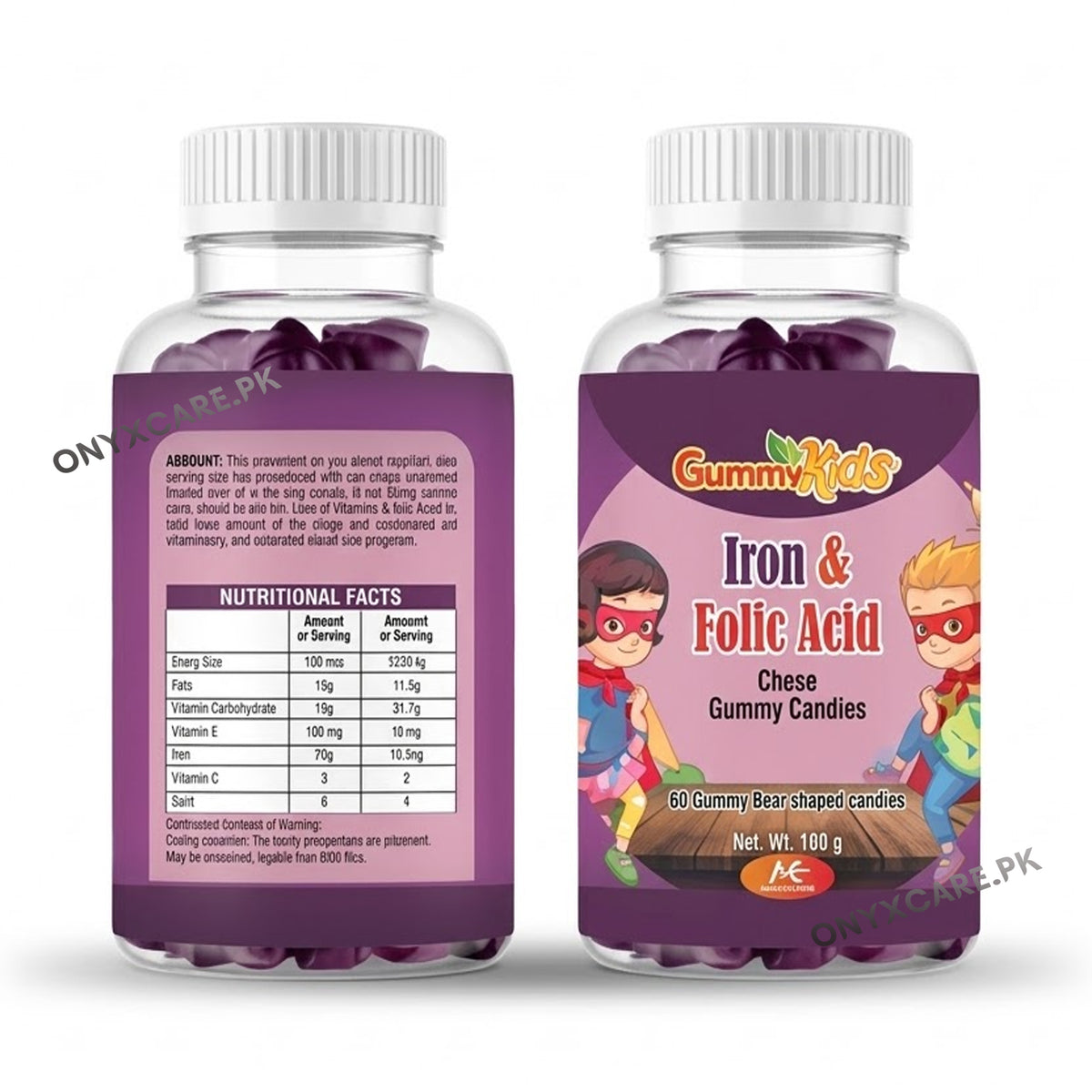 GummiKidz – Iron + Folic Acid Gummies