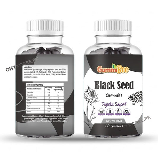 GummiBee Black Seed Oil Gummies - Natural Flavor (60 Gummies)