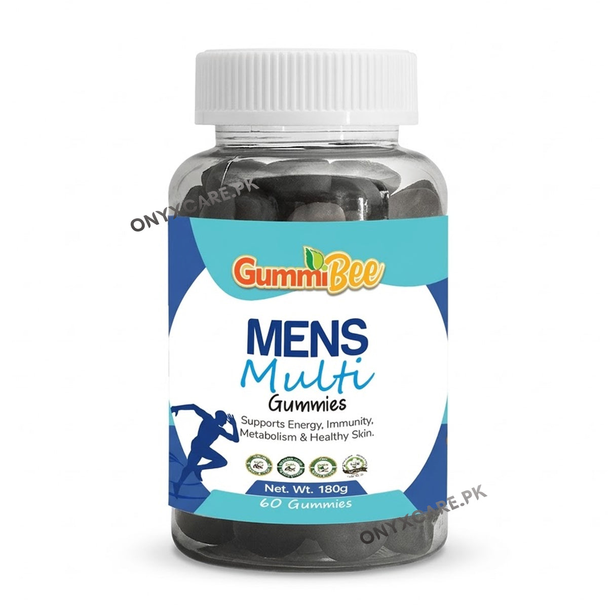 GummiBee Men’s Multi Gummies – Blueberry Flavor (60 Gummies)