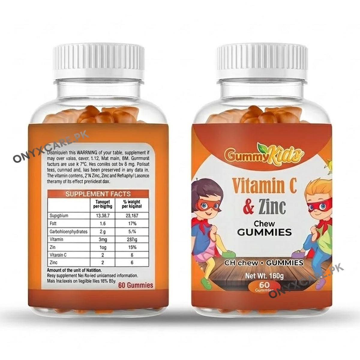 GummiKidz – Vitamin C + Zinc Gummies for Kids