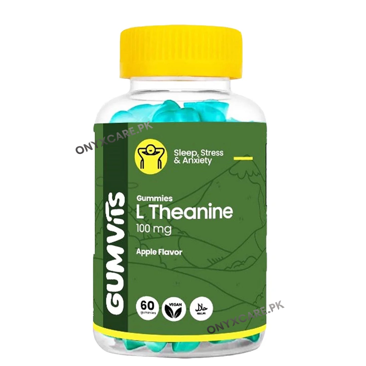 Gumvits L-Theanine 100mg Gummies 60s