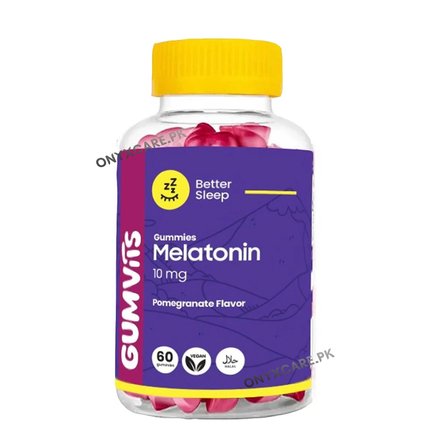 Gumvits Melatonin 10mg Gummies 60s