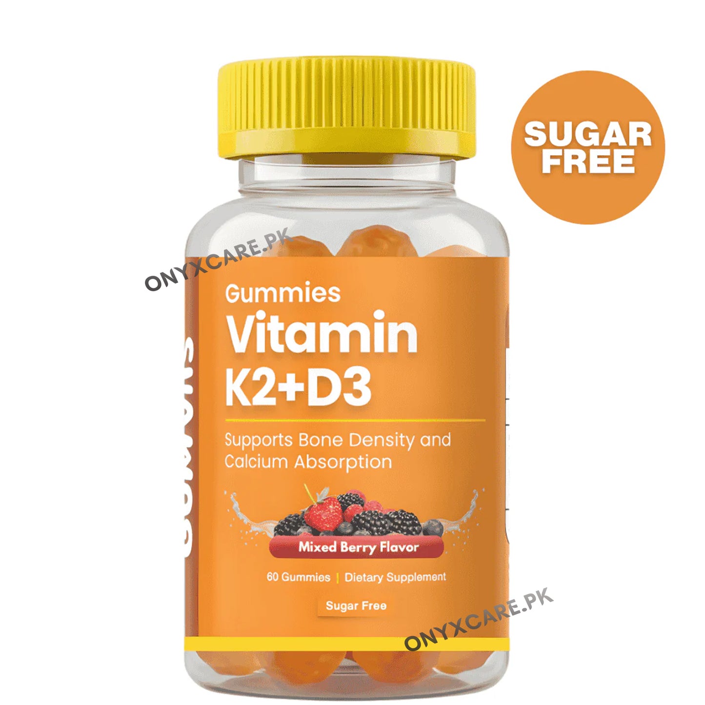 Gumvits Vitamin K2+D3 Gummies, Sugar Free 60s