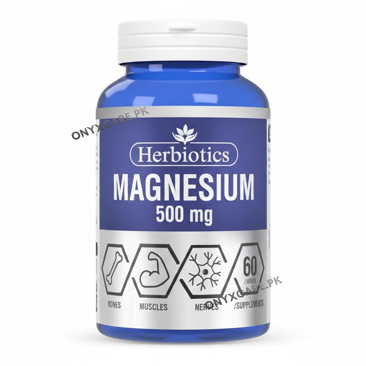 Herbiotics Magnesium 500mg Tablets 60s