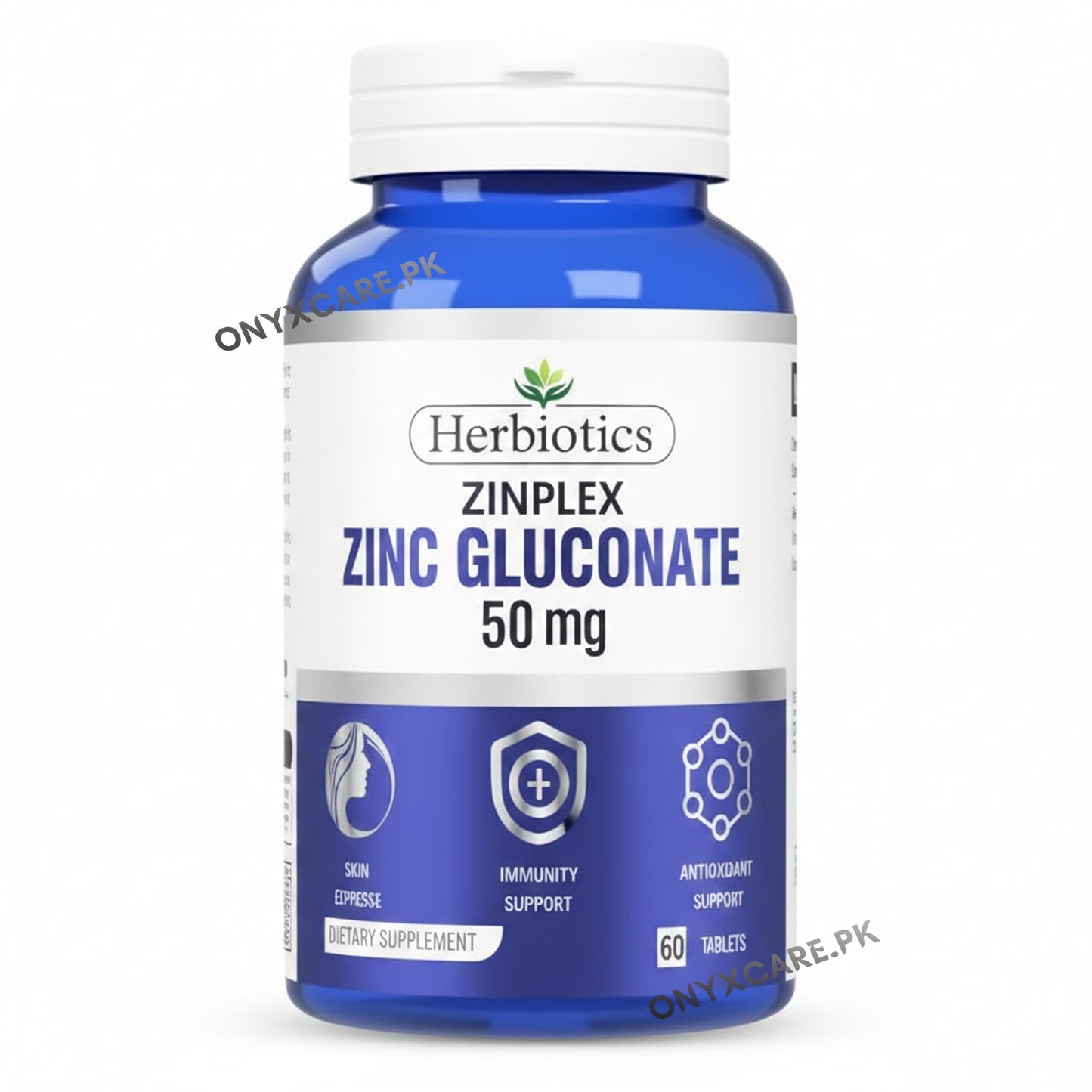Herbiotics Zinplex Zinc Gluconate 50mg 30s