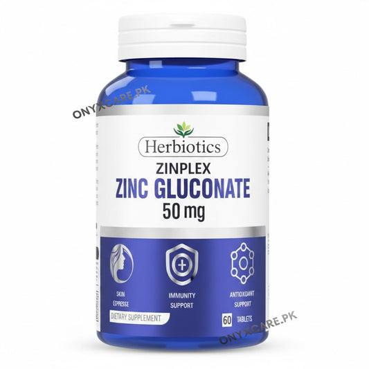 Herbiotics Zinplex Zinc Gluconate 50mg 30s