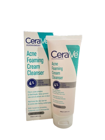 CeraVe Acne Foaming Cream Cleanser