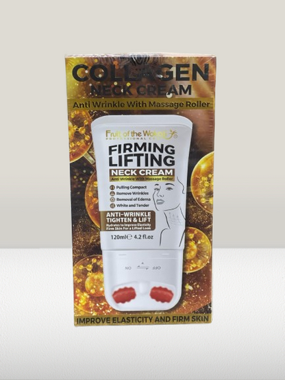 Wokali Pure Natural Fruits Extract 120ML COLLAGEN Neck Cream of FIRMING & TIGHTENING, LIFTING, WRINKLES REMOVING, WHITENING