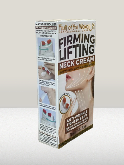 Wokali Pure Natural Fruits Extract 120ML COLLAGEN Neck Cream of FIRMING & TIGHTENING, LIFTING, WRINKLES REMOVING, WHITENING