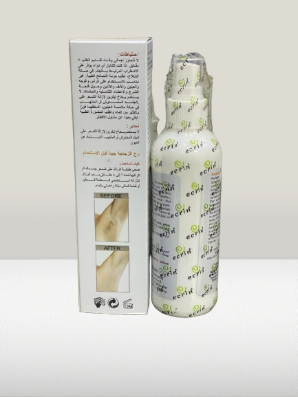 Ecrin - Hair Removal Spray For Men and Women | 100% Original Quick Hair Removal Spray - Hair removal machine -