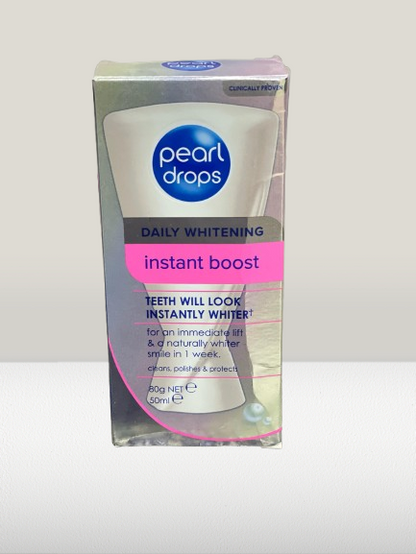 Pearl Drops Daily Whitening Instant Boost Toothpaste, 50ml