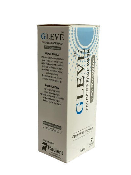 Gleve Fairness Face Wash 120ml
