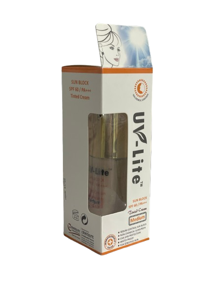UV-Lite Tinted Cream Sun Block SPF 60 -Medium