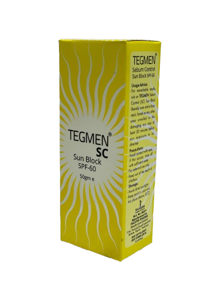 Tegmen SC Sun Block SPF-60 50gm