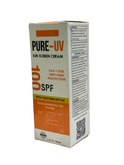 Pure UV Sun Screen Cream spf 100