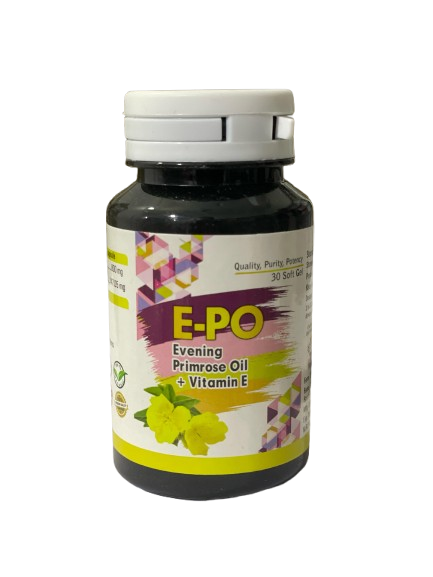 E-po evening primrose oil +vitamin E soft soft gel