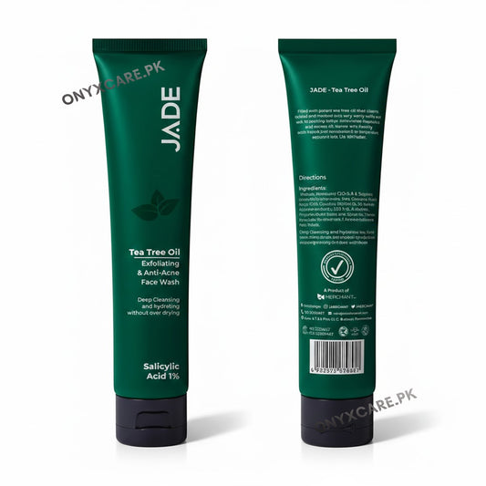 Jade Tea Tree Oil Exfoliating & Anti-Acne Face Wash 100ml