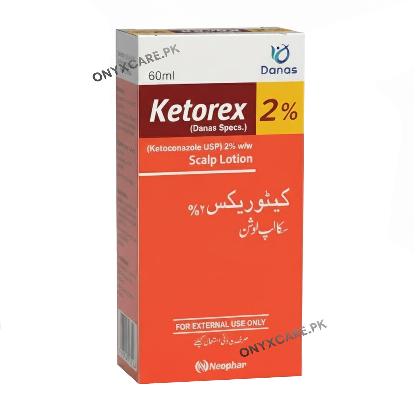 Ketorex 2% Scalp Lotion 60ml