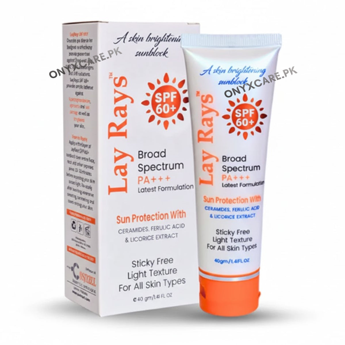 LayRays Brightening Sunblock 40g – OnyxCare.pk