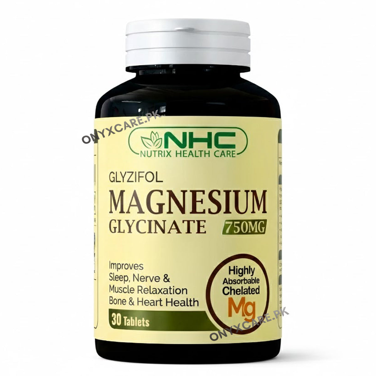 NHC Glyzifol Magnesium Glycinate Tablet 750mg 30S
