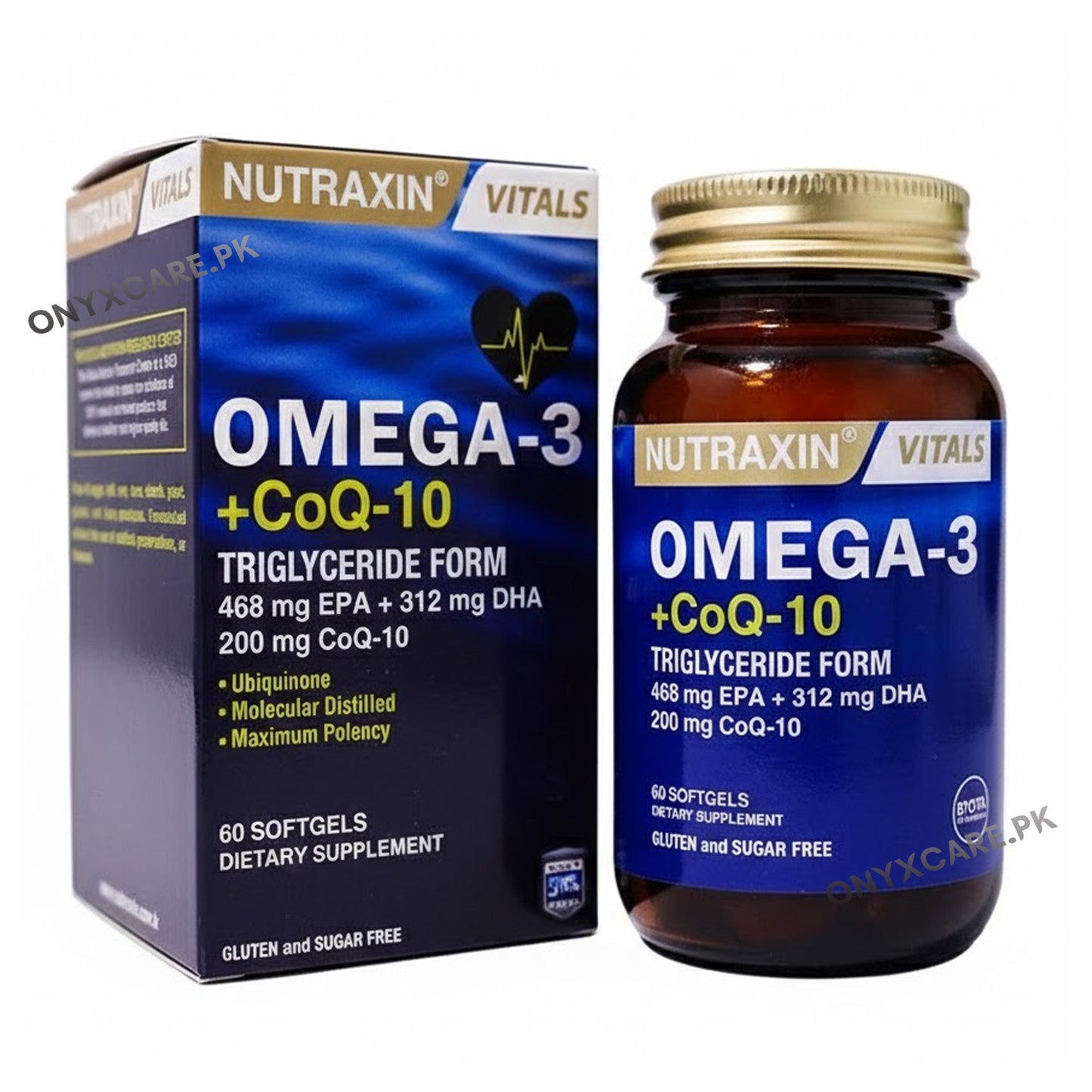 Nutraxin Omega-3 + CoQ-10 Softgels