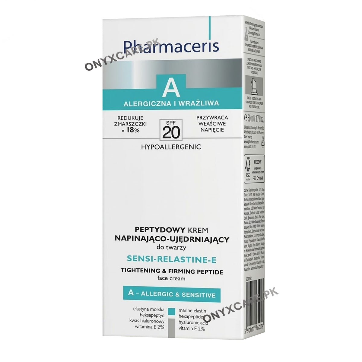 Pharmaceris A Tightening & Firming Peptide Cream Sensi-Relastine-E 50ml