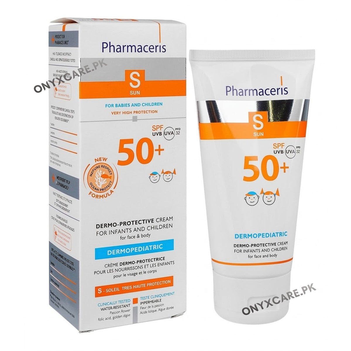 Pharmaceris S Sun Protection Face and Body Cream SPF 50 for Babies and Children 125ml