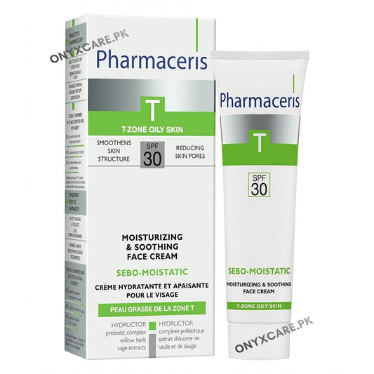 Pharmaceris T Moisturizing and Soothing Face Cream SPF 30 Sebo-Moistatic 50ml