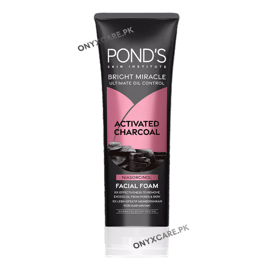Ponds Bright Miracle Activated Charcoal Facial Foam 100ml