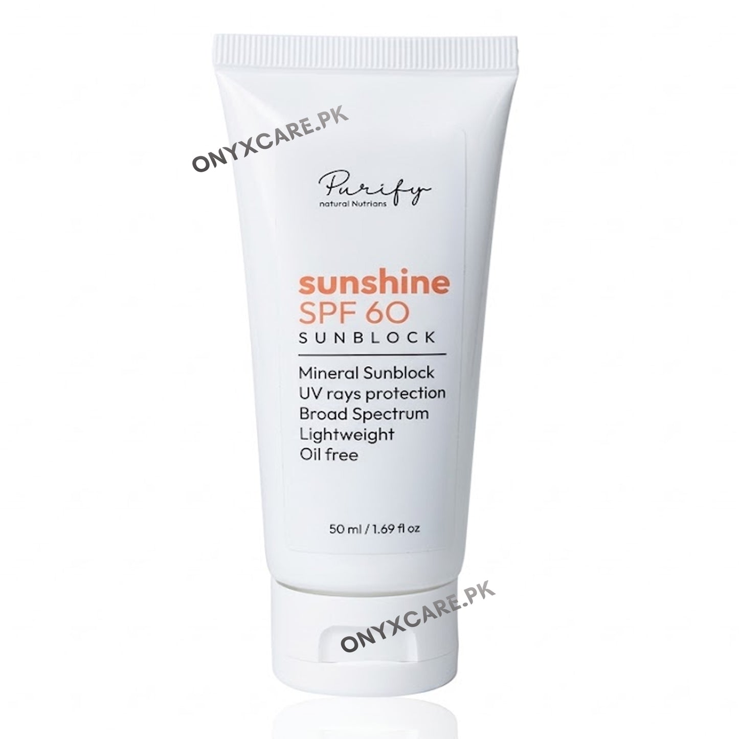 Purify Sunshine SPF 60-Sunblock 50ml