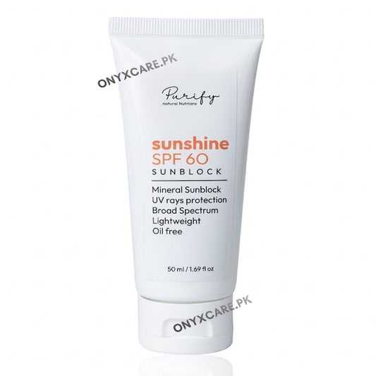 Purify Sunshine SPF 60-Sunblock 50ml