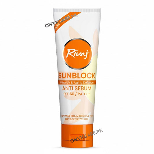 Rivaj SPF60 Anti-Sebum Sunblock 40ml