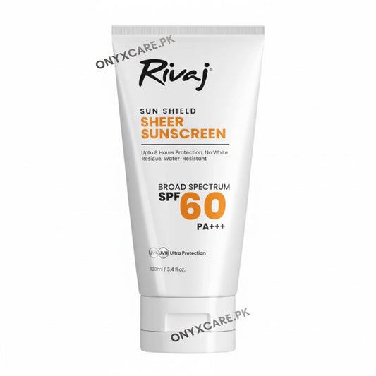 Rivaj Sun Shield Sheer Sunscreen SPF 60 100ml