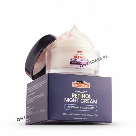 Saeed Ghani Anti-Aging Retinol Night Cream, 40g