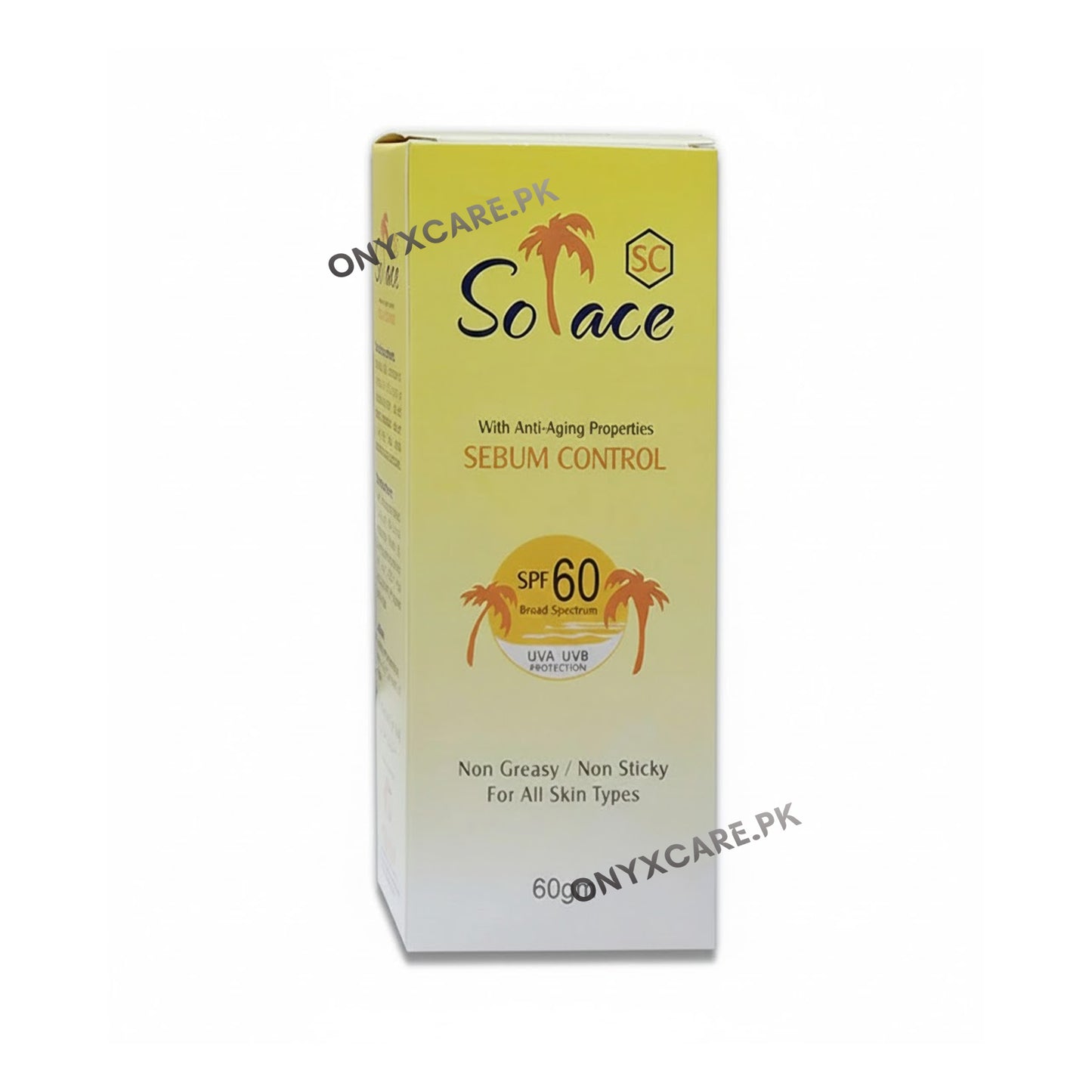 Solace Sun Block SPF60 Cream 60g