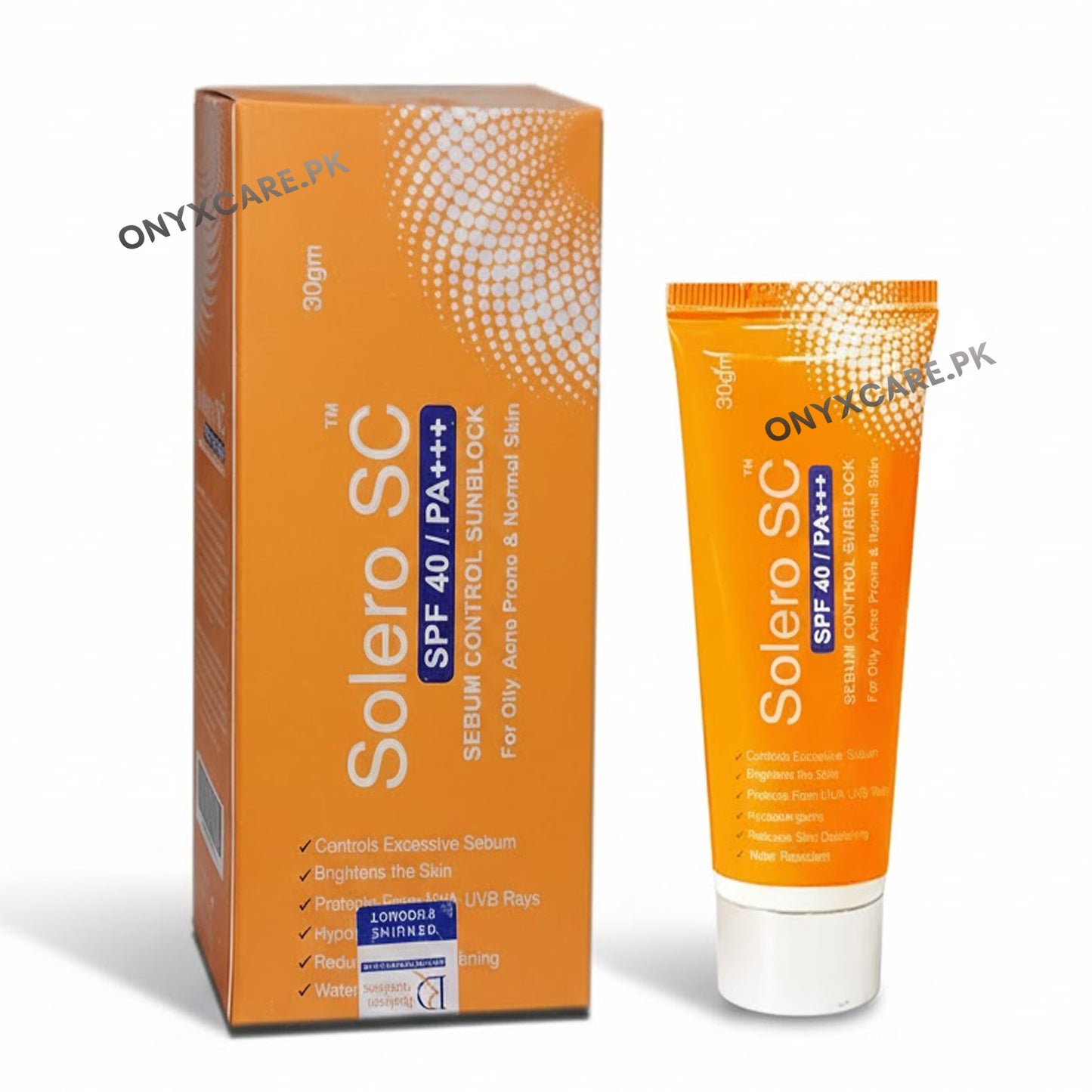 Solero Sc SPF 40 PA+++ Sebum Control Sunblock 30g