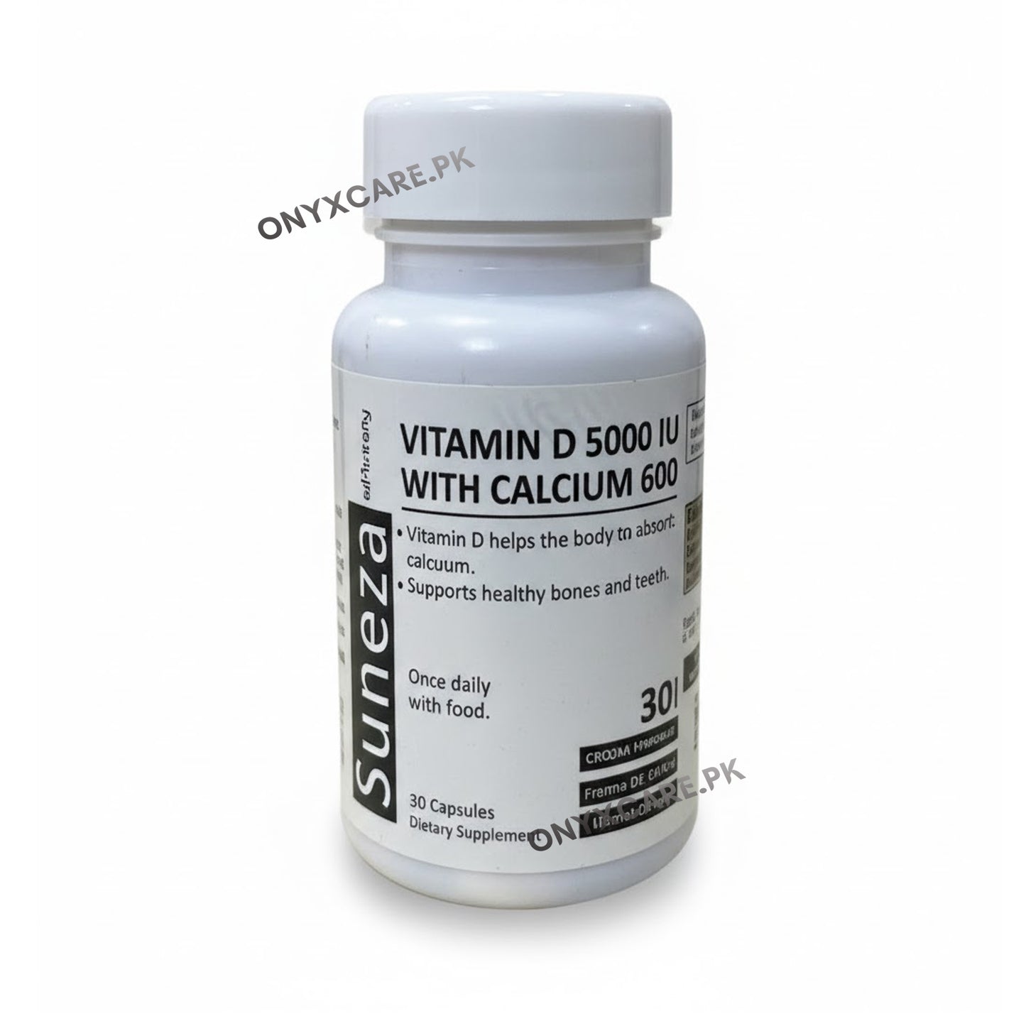 Suneza Vitamin D 5000iu With Calcium600 Tablets 30s