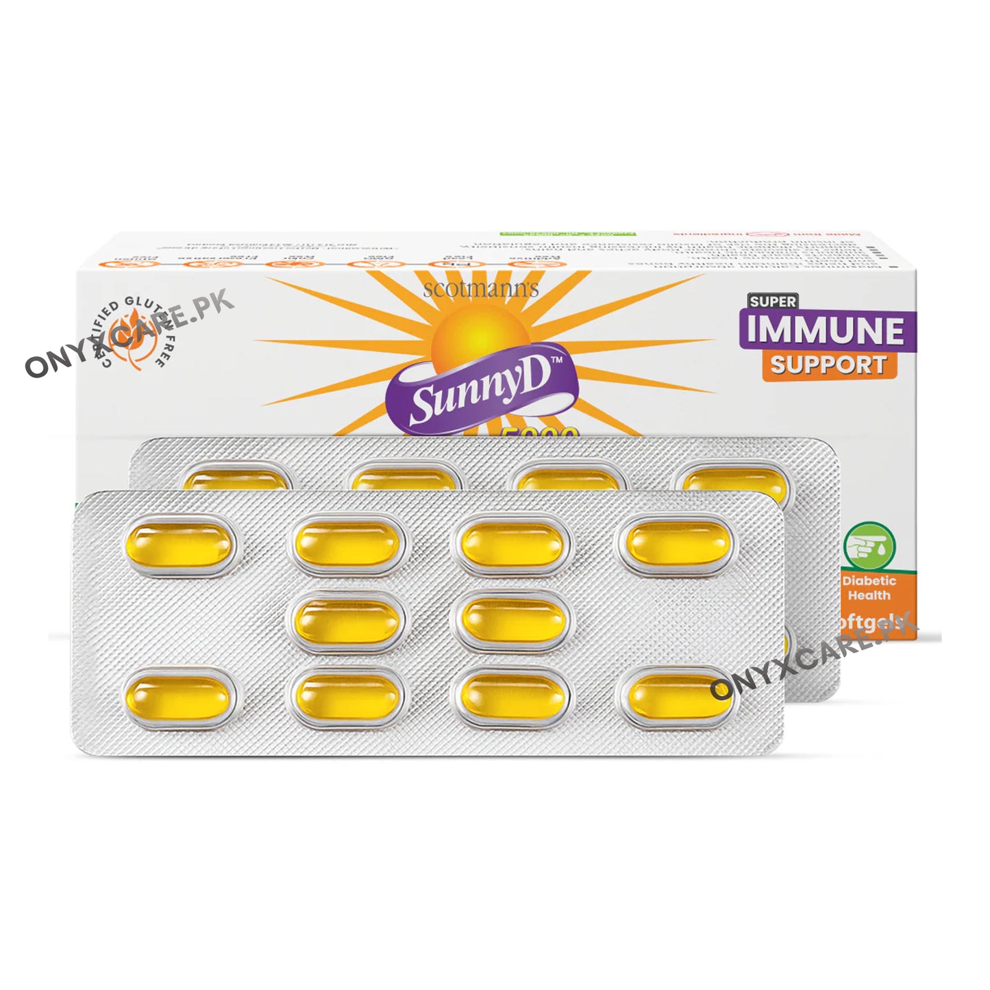 Sunny D Softgel Capsules 5000 IU