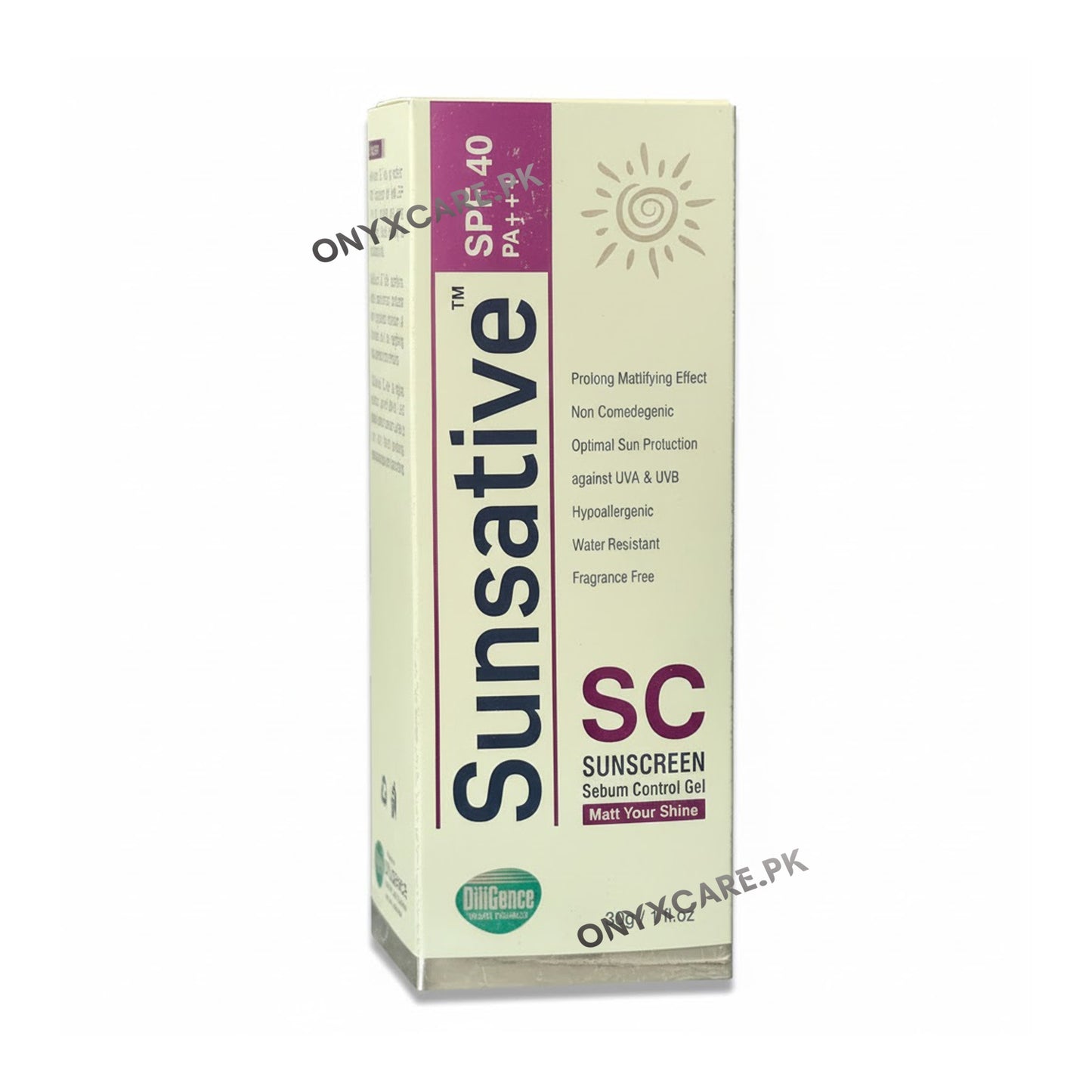 Sunsative Sunscreen Gel SPF40 30g