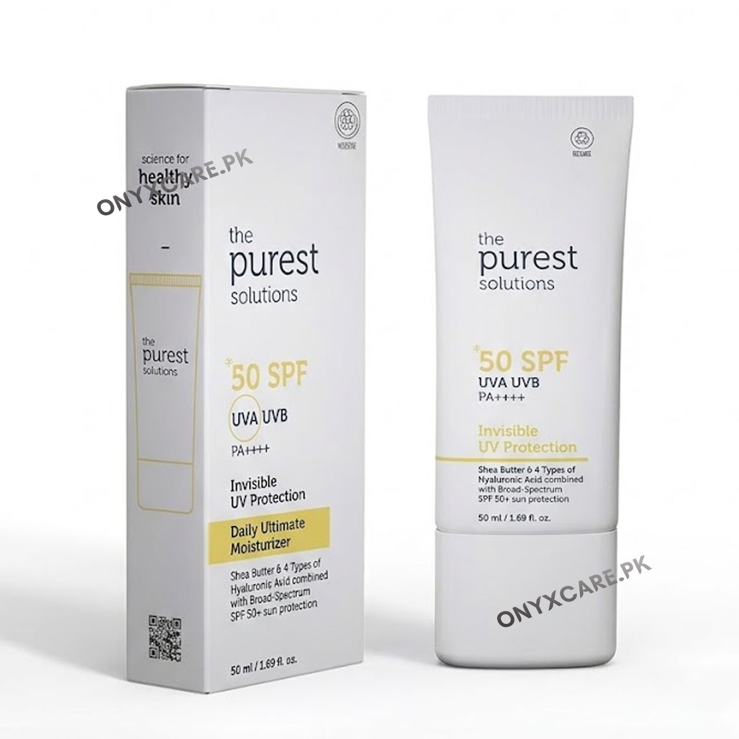 The Purest Solutions High Protection and Moisturizing Effect Invisible Sunscreen Cream SPF 50ml
