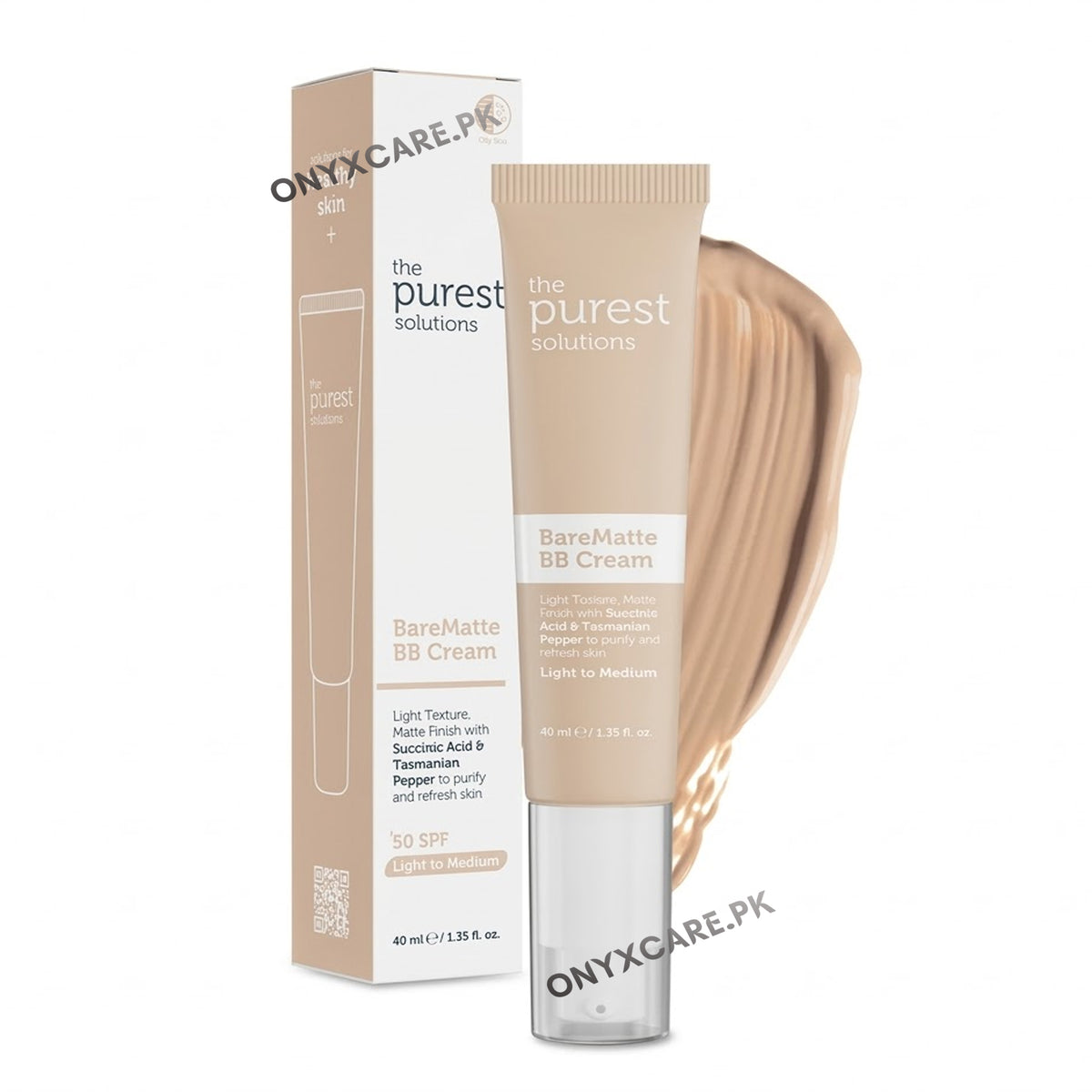 The Purest Solutions Mattifying BB Cream for Oily and Combination Skin SPF 50+40ml Medium/Dark