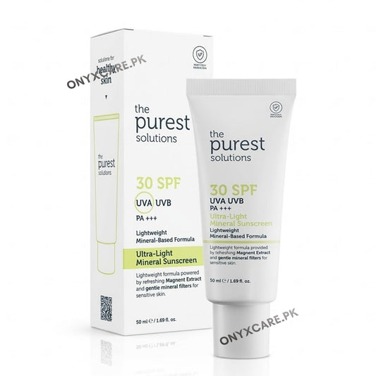 The Purest Solutions Mineral Filter Sunscreen Cream - SPF 30, 40ml