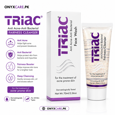 Triac Anti Acne Anti Bacterial Face Wash 70ml