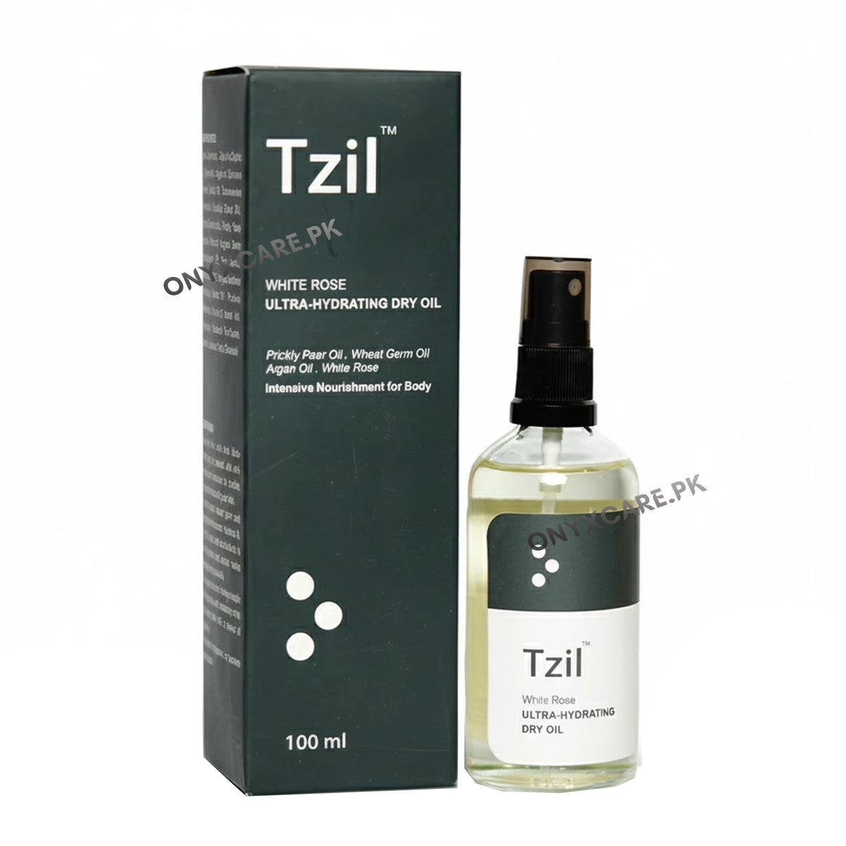 Tzil White Rose Ultra Hydrating Dry Oil 100ml