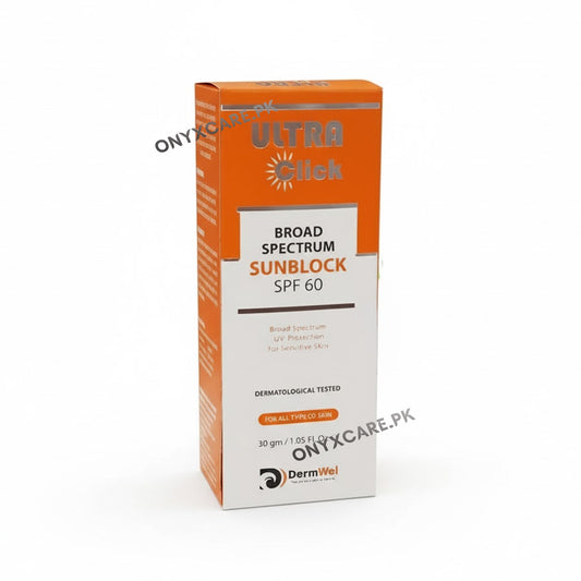 Ultra Click Broad Spectrum Sunblock SPF60 30g